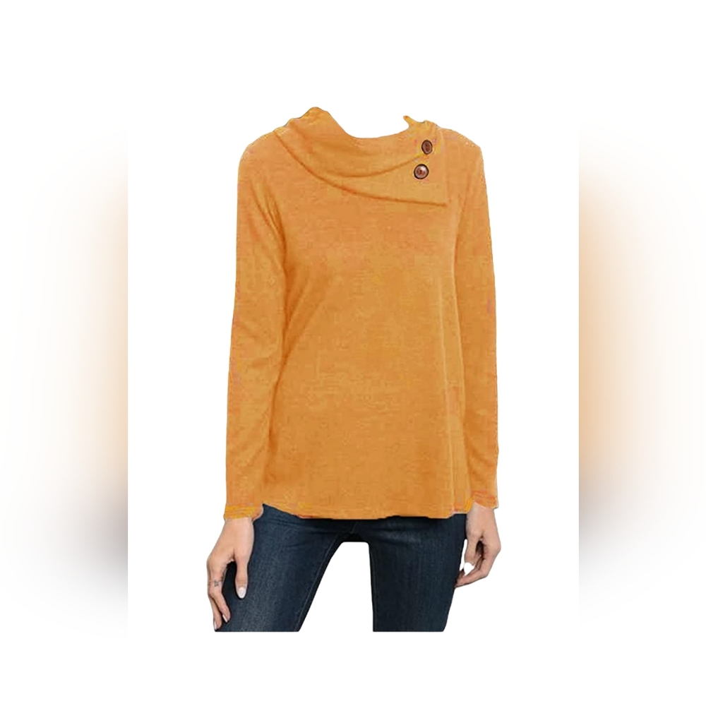 Gold long sleeve shirt